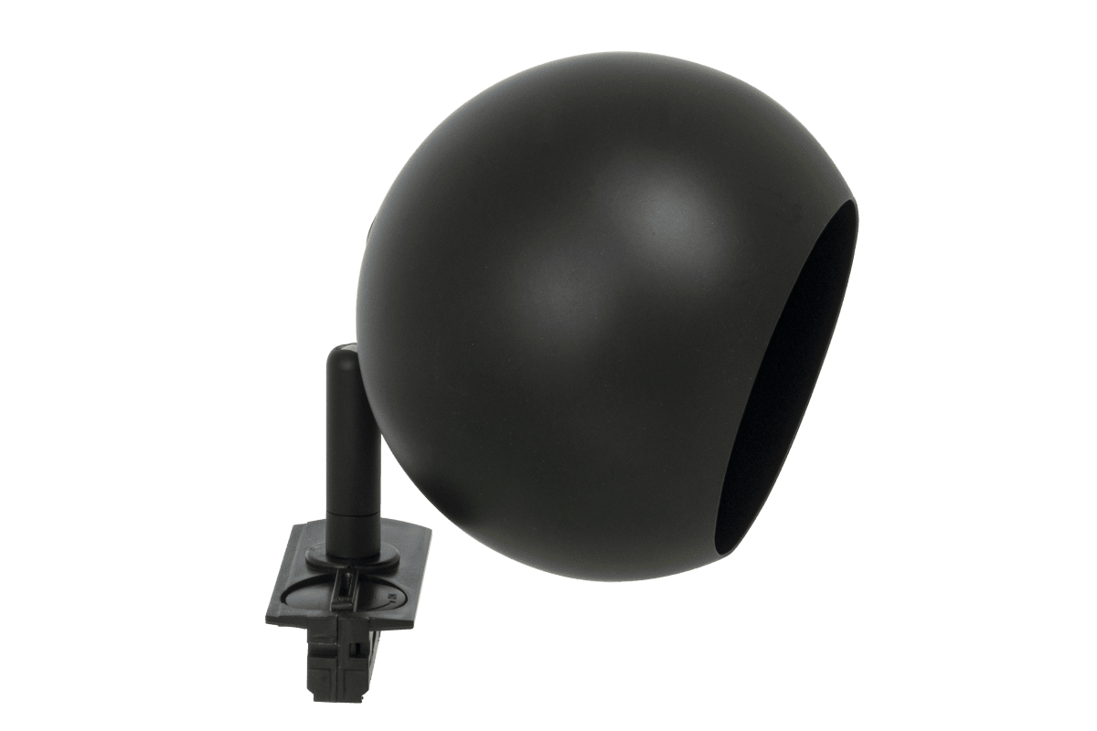 Ball spotlight Svart Fra Aneta Lighting - Monteres enkelt på skinnen og passer like godt i hjemmet som i offentlige miljøer.