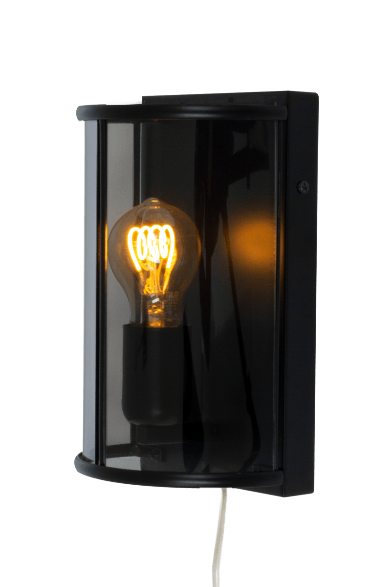 Budgie 25cm Svart vegglampe Fra Aneta Lighting - Budgie vegglampe har en klassisk design.