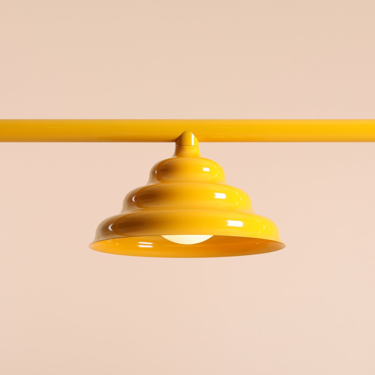 Wave 106cm Gul Taklampe Fra Artera - Wave er en moderne pendel med retrodesign, som gjør den allsidig belysning og passer inn i ethvert hjem.
