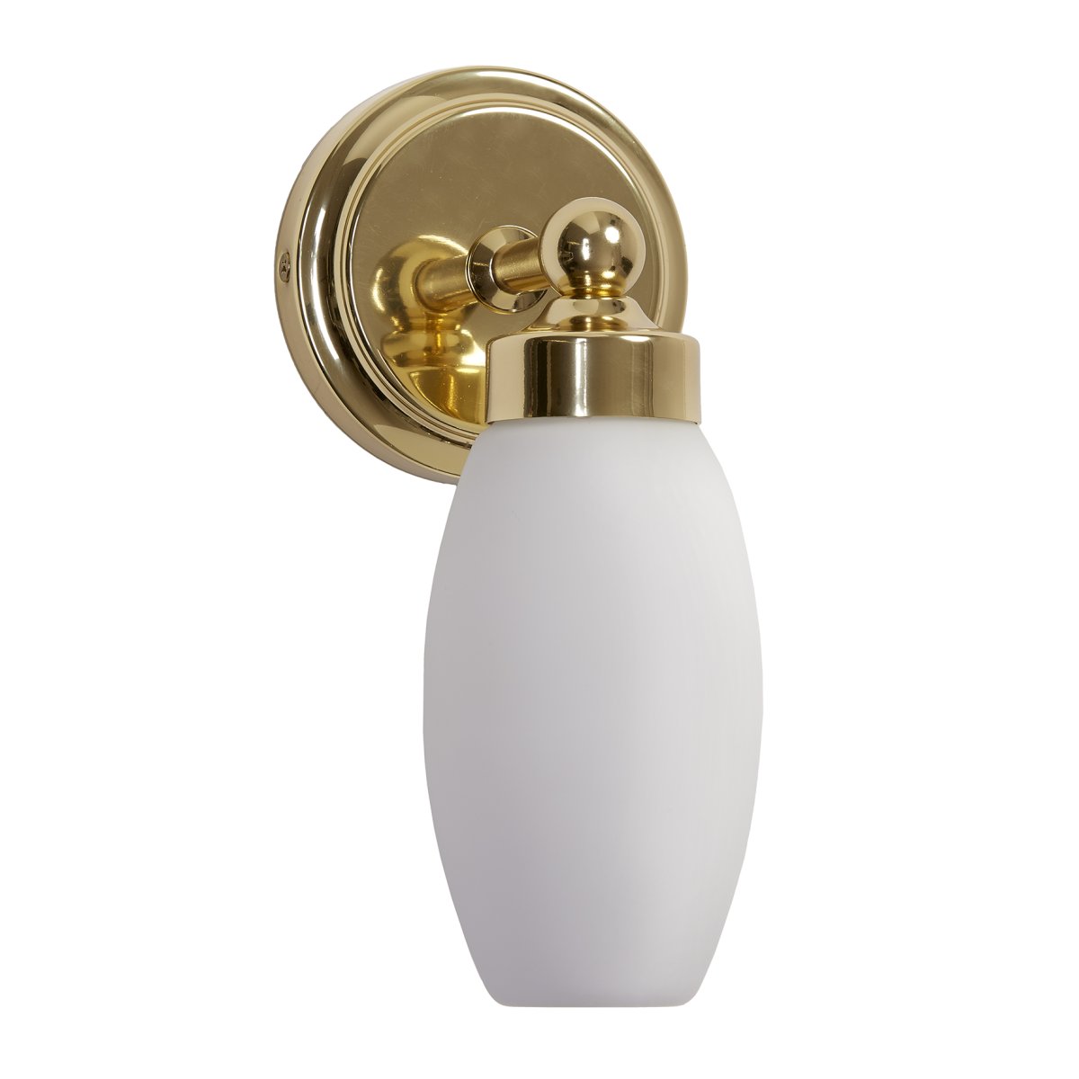 Marstrand 22cm Messing baderomslampe Fra Armaturhantverk - Lampen sprer et mykt og behagelig lys, ideell for speilbelysning eller som stemningsbelysning.