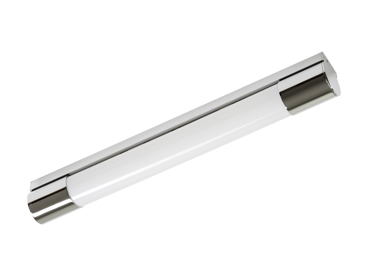 Zoom bilde av Kalven 80cm Krom baderomslampe Fra Armaturhantverk - Denne slanke og moderne baderomslampen gir et kraftig og jevnt lys, perfekt for speilbelysning.