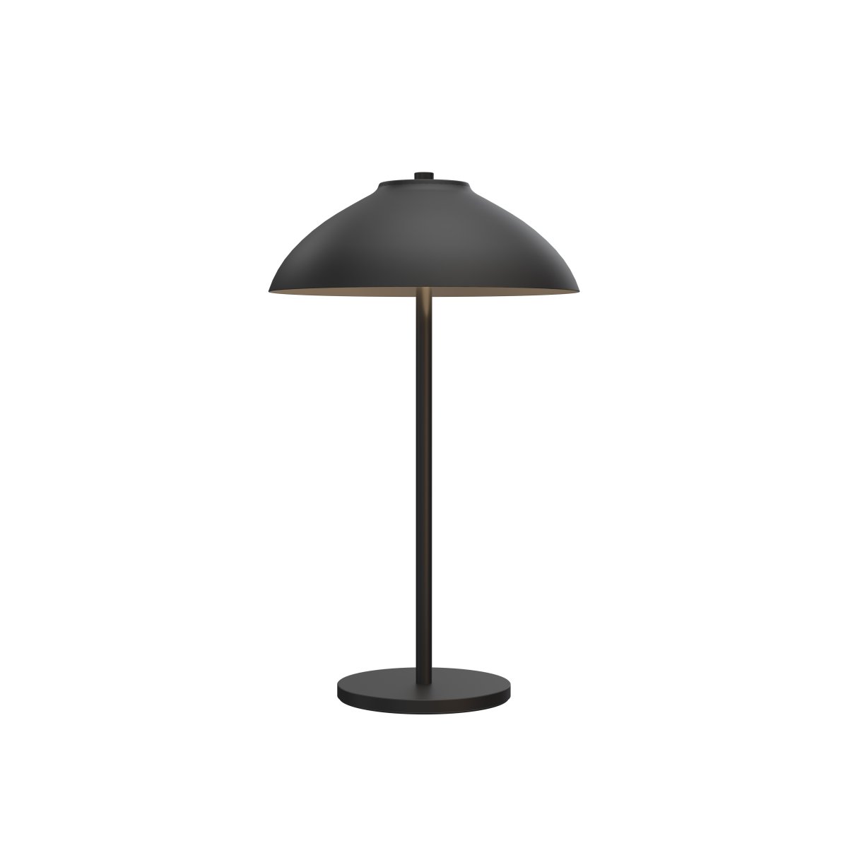 Vali 40cm Svart bordlampe Fra Belid - Den brede skjermen retter lyset nedover og skaper en klar lyssone som gir rommet b&aring;de struktur og atmosf&aelig;re.