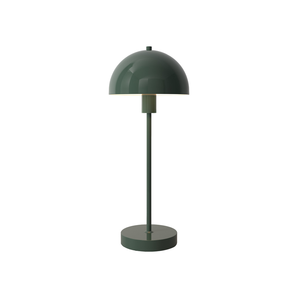 Vienda 48cm eikebladgrønt bordlampe Fra Herstal - Lampen passer like godt i stuen som p&aring; soverommet og bidrar til en stilig og varm f&oslash;lelse.