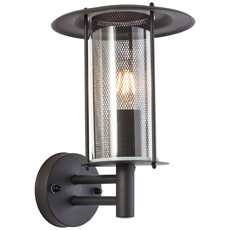 Detroit Svart utendørslampe Fra Brilliant - Detroit er et allsidig og dekorativt valg som kombinerer sikkerhet, komfort og design i ditt utemiljø.