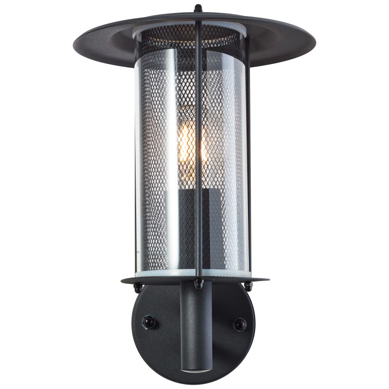 Detroit Svart utendørslampe Fra Brilliant - Detroit er et allsidig og dekorativt valg som kombinerer sikkerhet, komfort og design i ditt utemiljø.