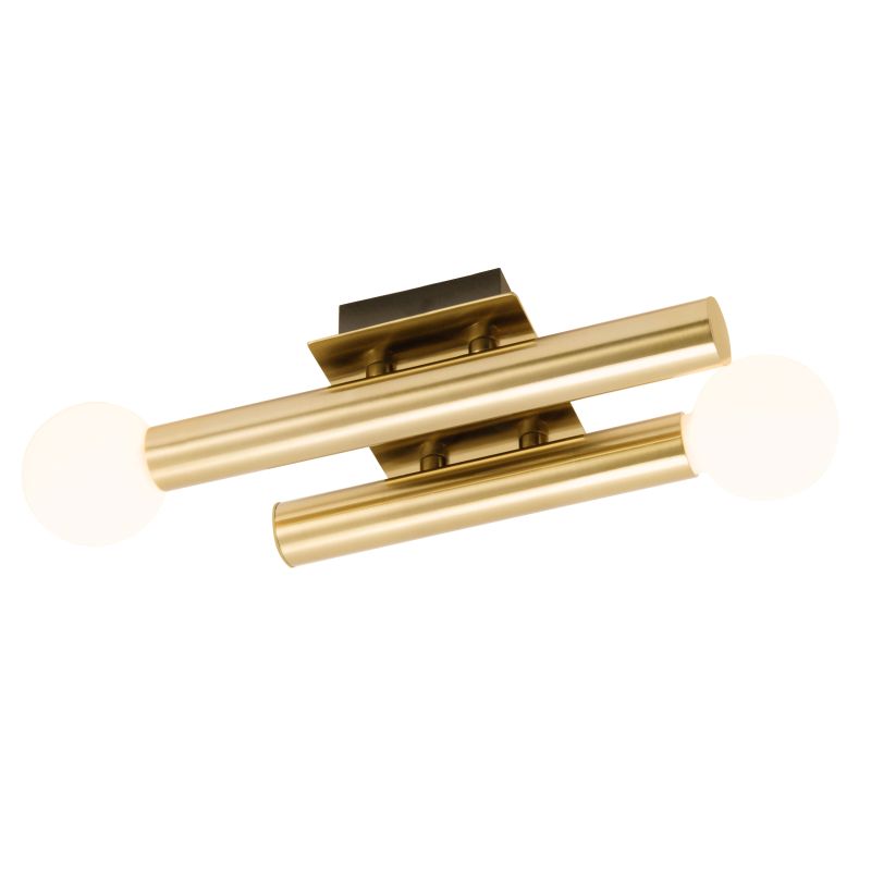 Lucky 34cm Antikk messing vegglampe Fra Brilliant - Lucky er en stilig vegglampe som kan brukes både som et supplement til rommets generelle belysning og som dekorativ stemningsbelysning.