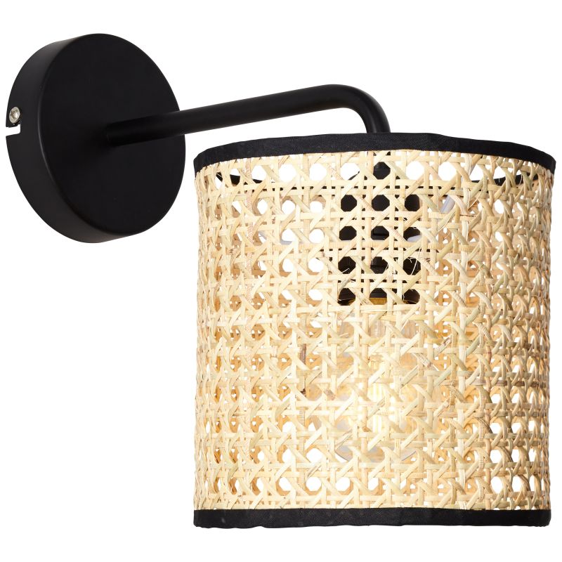 Wiley 30cm Natur vegglampe Fra Brilliant - Den passer like godt i stuer og soverom som i gangen og bidrar til en hyggelig atmosfære i hjemmet.
