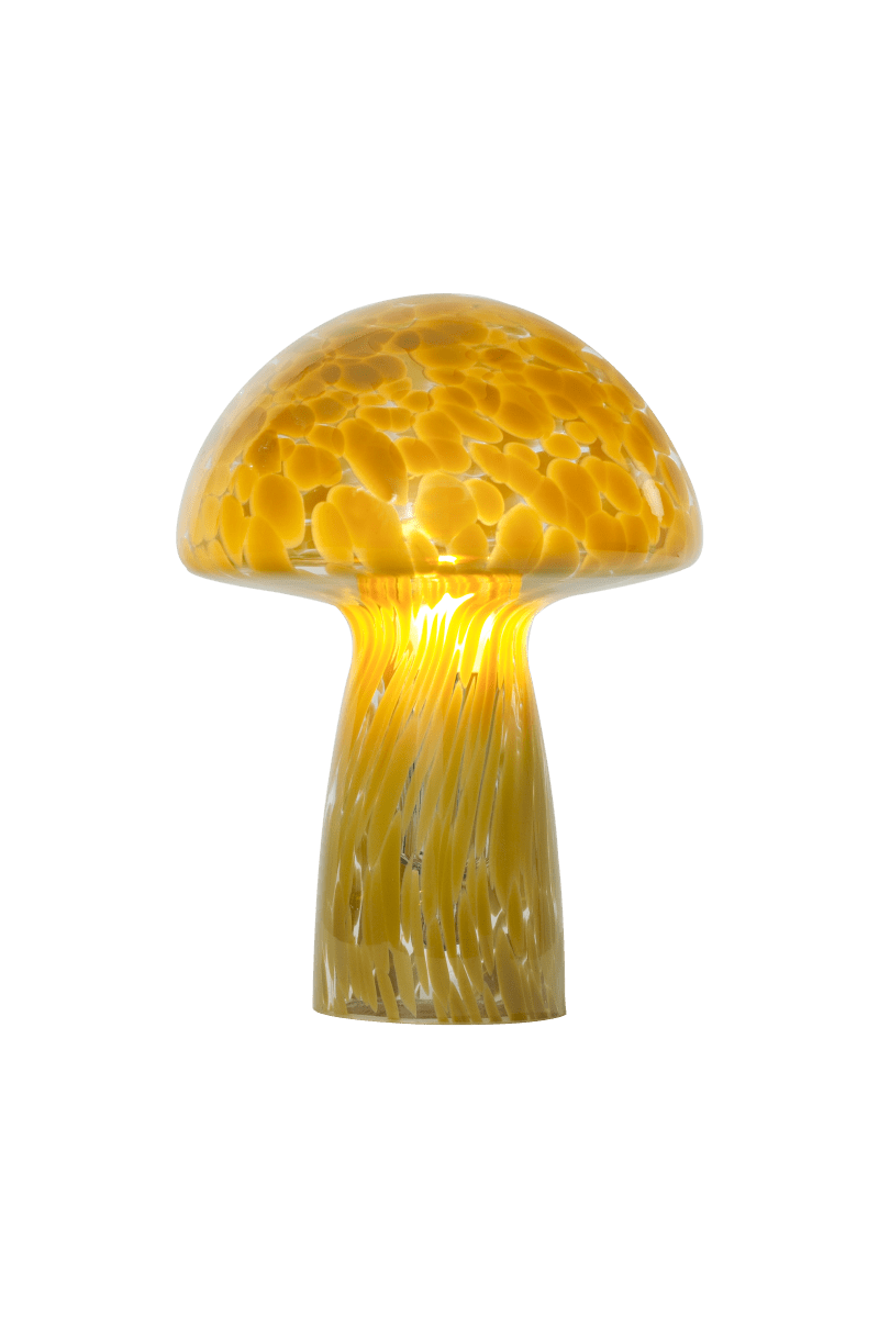 Mushi 22cm Beige bordlampe Fra Aneta Lighting - Den trendy sopplampen Mushi skaper myk belysning og bidrar til en koselig og behagelig atmosf&aelig;re i hjemmet ditt.