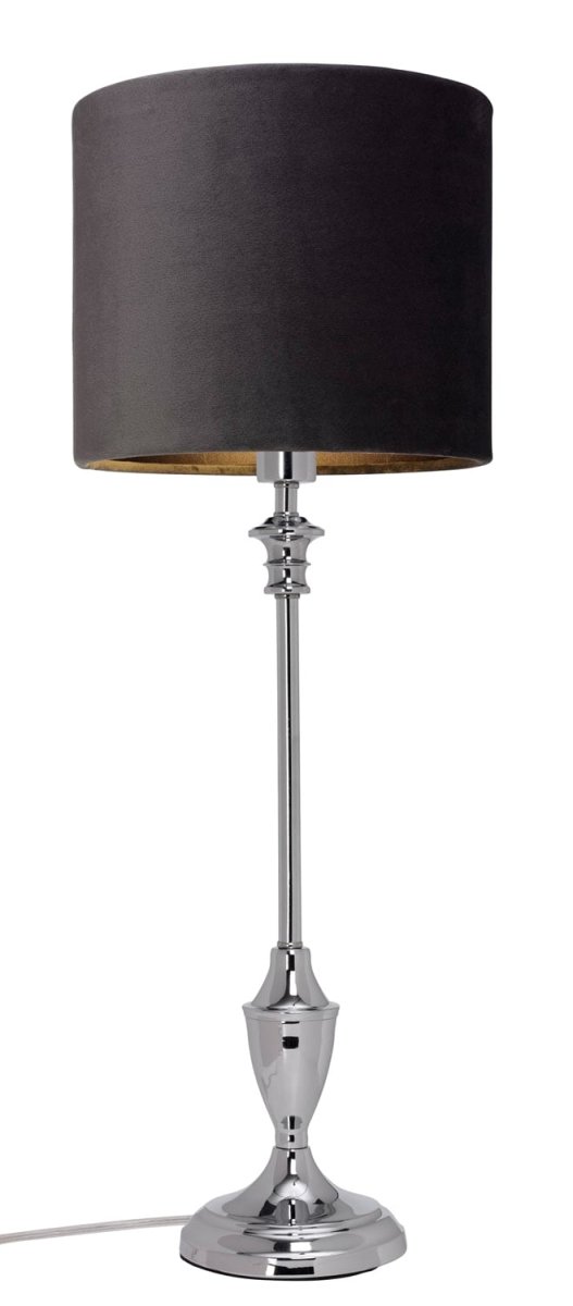 Lampfot 44cm Krom lampefot Fra Cottex - Denne elegante lampefoten i metall har en stilig kromfinish som gir et moderne og tidl&oslash;st uttrykk.