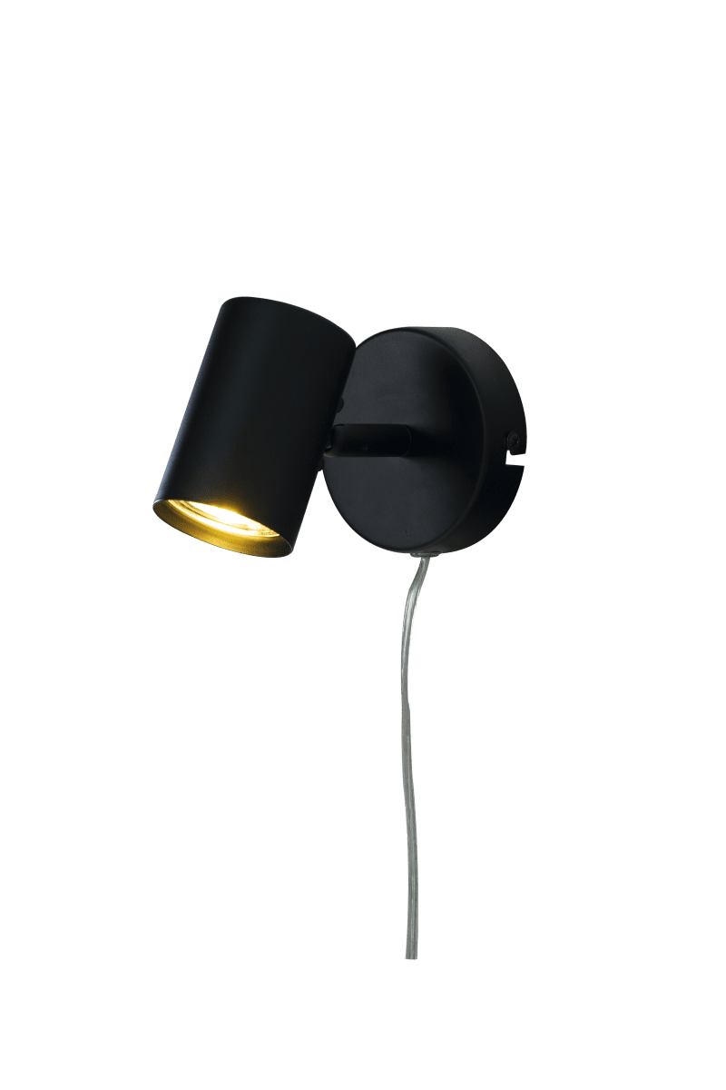 Hugin Svart leselampe Fra Aneta Lighting - Kan med fordel kombineres med v&aring;re andre lamper fra Hugin-familien.