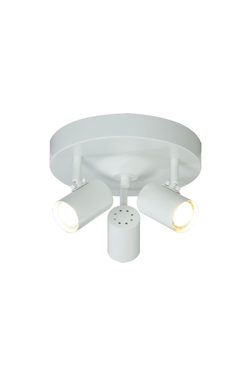 Hugin 3 Hvit spotlight Fra Aneta Lighting - Kan med fordel kombineres med våre andre lamper fra Hugin-familien.