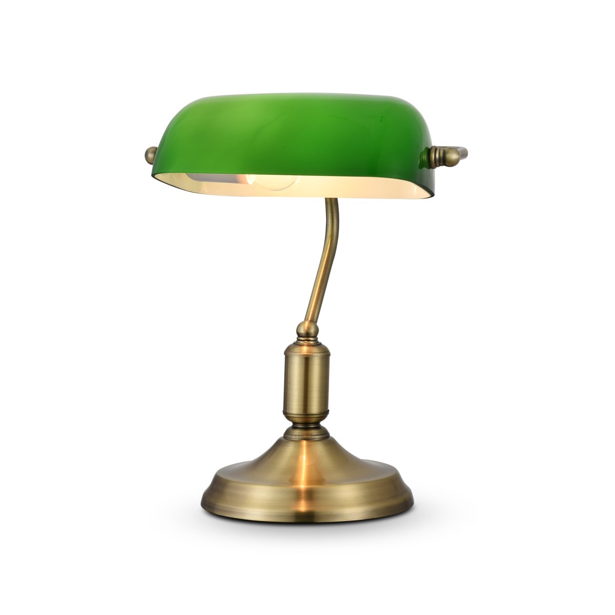 Kiwi 36cm Messing skrivebordslampe Fra Maytoni - Kiwi er en klassisk og stilig banklampe som tilf&oslash;rer et snev av moderne eleganse til skrivebordet eller arbeidsplassen.
